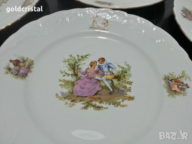 Стар полски порцелан чинии , снимка 6 - Антикварни и старинни предмети - 53299461