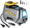 Чисто нов двуканален електрически компресор VEEAPE 150 PSI (12V и 220V)  , снимка 1