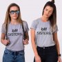 Комплект тениски за приятелки на промо цена BFF Sisters, снимка 3