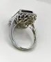 Красив сребърен 925 Пръстен с Натурален Раух Топаз (Опушен Кварц) и Циркони!, снимка 9
