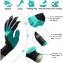 Градинарски ръкавици Garden Genie Gloves, Комплект 2 бр., с нокти, Черно/Зелени, снимка 4