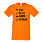 Мъжка тениска Game 4,Eat,Sleep,Game,Anime,Repeat,Ядене,Спане,Геймс,Подарък,Повторение,Празник,Игри, снимка 8
