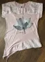 Блуза с къс ръкав от памук и лен S/M, снимка 2