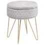 Елегантна табуретка с място за съхранение OTTOMAN O201905G, снимка 1