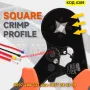 Клещи за кримпване на кабелни обувки HSC8 6-4A 0,25-10 mm² - КОД 4389, снимка 7