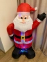 Коледна декорация - Дядо Коледа и Снежен човек 120см, снимка 3