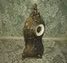 Немски механичен настолен часовник, барок стил, метален , снимка 6