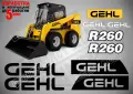 GEHL строителна техника и механизация стикери, снимка 7