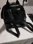 Дамска раница от черна кожа, снимка 3