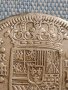 Сребърна монета 2 реала 1723г. Филип пети Сеговия Испания 28827, снимка 3