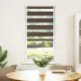 vidaXL Зебра щора 60,9x120 см Ширина на плата 56,7 см цвят кафе, снимка 2