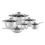 Комплект съдове за готвене Muhler от 12 части, неръждаема стомана, снимка 10