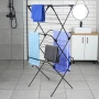 Вертикален сушилник за дрехи на 3 нива_простор за пране 61x58x136 cm 568003, снимка 3