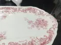стар английски порцелан плато, снимка 4
