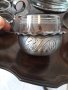Немска купа за пунш с метален обков и шест чаши, снимка 4