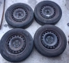 Всесезонни гуми 195 65 15 с джанти 4бр. Vw Audi Skoda Seat, снимка 1