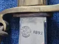 Руска драгунска шашка Сабя обр 1881 г. – Златоуст, 1892 комплект с щик, снимка 6