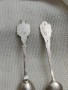 2 Сребърни стари лъжички с емайл ,др, снимка 6
