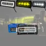 LED халоген LED 4 светлини габарит, жълта, бяла – T360, снимка 1
