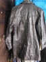 Черно кожено дамско манто, снимка 8
