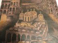 картина, Голяма Стара картина - Рилски Манастир - Елка Найденова Будинова 1977 г, снимка 4