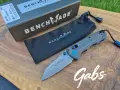 Сгъваем нож Benchmade Full Immunity 290-241 Gold Class,CPM Damaskus,Carbon, снимка 3