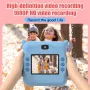 Детска камера с незабавен печат комплект с хартия Детски фотоапарат с моментален печат селфи камера , снимка 6