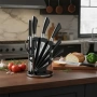 Комплект ножове Cheffinger 8 части със стойка – неръждаема стомана, снимка 6