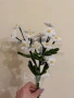 Вечни маргаритки - 19 броя на клонче от плюшена тел, снимка 2