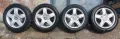 Оригинални Алуминиеви джанти 15 VW Fox Polo с 5 болта зимни гуми , снимка 1