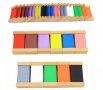 Монтесори цветни сензорни кутии 3бр. ПЪЛЕН КОМПЛЕКТ, снимка 11