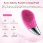 Силиконова четка за почистване на лице масажор SONIC FACIAL BRUSH, снимка 3