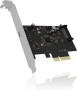 Разширителна карта ICY BOX USB 3.2 PCIe с USB-C 3.2 Gen 2×2 порт (20 Gbps), съвместима с Windows, но, снимка 1