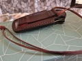 Сгъваем нож ножка със калъв от естестведна кожа, снимка 8