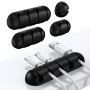 Щипки - държачи за кабели UNBREAKCable, органайзер за кабели - черни, снимка 1 - Други стоки за дома - 42281185