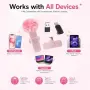 Нов Безжичен микрофон за iPhone Android iPad USB-C Lightning AI шумопотискане за влог TikTok, снимка 6