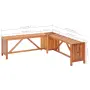 vidaXL Градинска ъглова пейка с плантер, 117x117x40 cм, акация масив, снимка 9