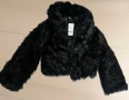 НОВО палто от еко косъм с етикет- на половин цена, снимка 3