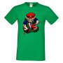 Мъжка тениска Mario VS Monster Игра,Изненада,Подарък,Празник,Повод