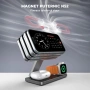 Зарядна станция QTlier, съвместима с Magsafe Charger, 3 в 1, снимка 4
