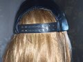 Нова черна кожена шапка с козирка и регулация , снимка 4