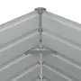 vidaXL Повдигната леха, кафява, 160x80x77 см, поцинкована стомана, снимка 7