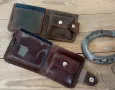 Ръчно изработен мъжки кожен портфейл , снимка 9