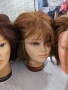 Фризьорски тренировачни глави с естествен косъм , снимка 5