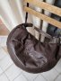 FERCHI Естествена кожа голяма торба,тъмнокафява( 315$ в интернет сайтове), снимка 11