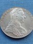 Сребърна монета Австрия талер 1780г. Мария Терезия от Хабсбург 40382 , снимка 12