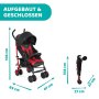 Вносна количка ❤  Лека сгъваема детска количка Chicco Echo от 0 месеца до 22 кг, компактна количка , снимка 1 - Детски колички - 40423444