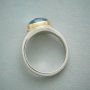 Ретро турски пръстен с лунен камък размер 56, снимка 1 - Пръстени - 33860837