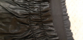 Черна къса кожена пола,размер S,M, снимка 3