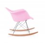  Люлеещ се стол Mecedora Aryana Rocker розов кресло градински стол, снимка 2